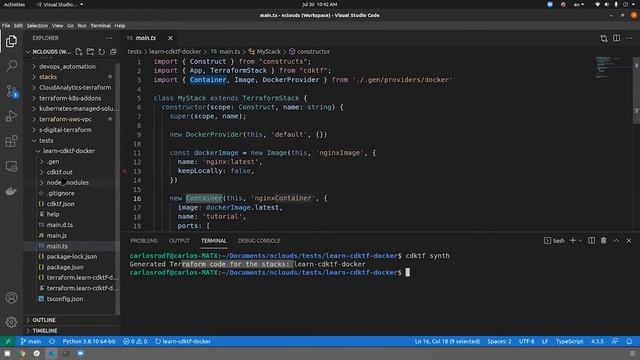 nSights tutorial: How to use AWS Cloud Development Kit (CDK) for Terraform