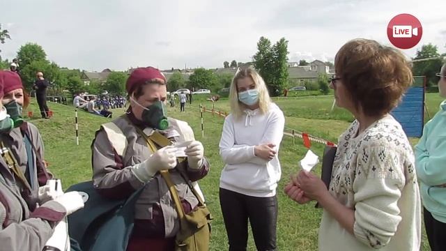 В Альбертине соревновались сандружины и звенья пожаротушения смотреть онлайн