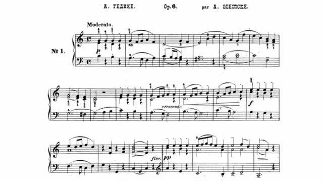 Александр Гедике / Alexander Gedike: Op.6 - 20 Маленьких пьес (20 Easy Pieces)