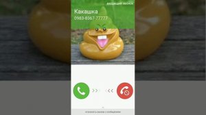 какашка звонит