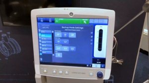 CARESCAPE R860 Ventilator: Ventilation Setup, Backup Mode, Starting, Changing Settings