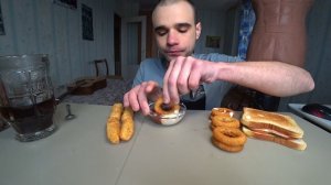 МУКБАНГ ШАУРМА СО СВИНИНОЙ / БУРГЕР С КУРИЦЕЙ / СЕНДВИЧ С ВЕТЧИНОЙ / Mukbang / ASMR / АСМР #985