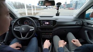 Volkswagen T-Cross 1.0 TSI. Самый маленький кроссовер от Volkswagen. Тест-Драйв.