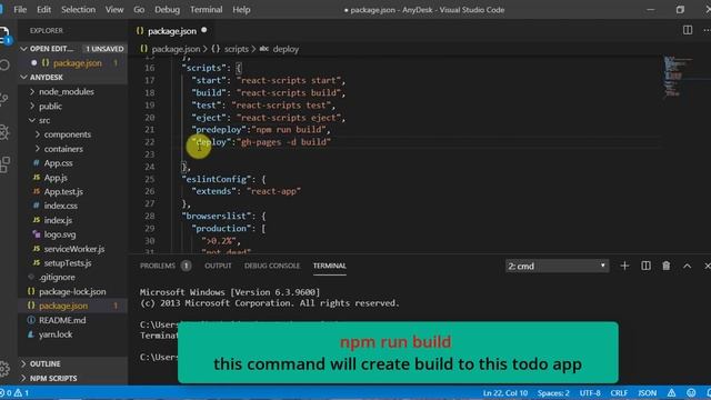 Deploy on GitHub | Todo List || React Project - part 6 || Deploy in Github for freeTutorial
