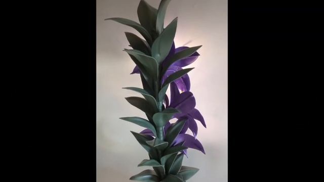 Светильник из изолона "Лилия" смотреть онлайн