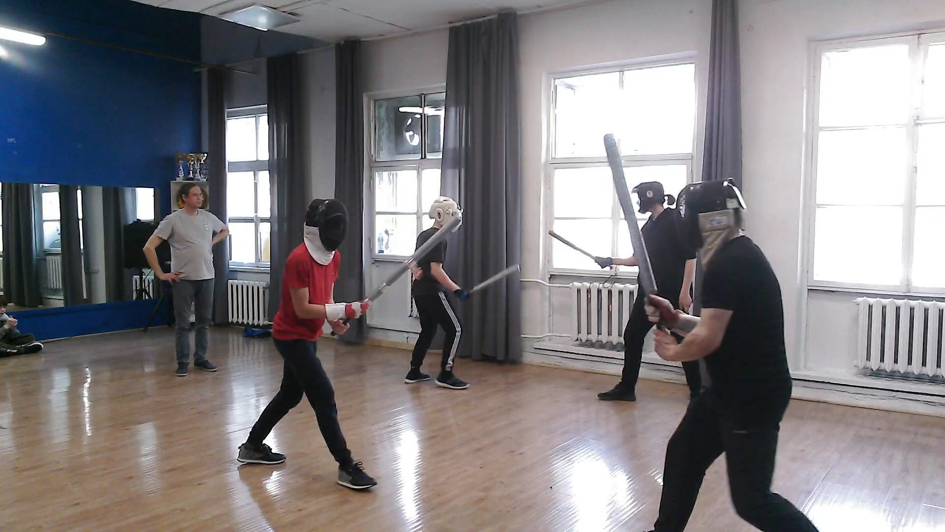 Школа японского фехтования Katana Club. Кендзюцу: отработка приемов японскими мечом