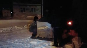 Разгрузка снегоуборщика Cub Cadet XS3 76 TDE