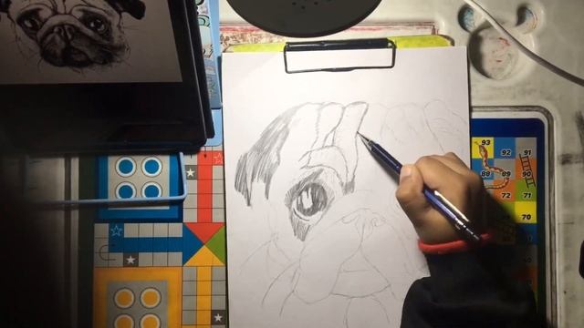 I Draw #Dog sketch || satisfying dog art || смотреть онлайн