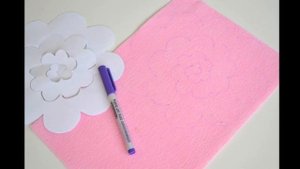 Как сделать букет цветов из фетра своими руками