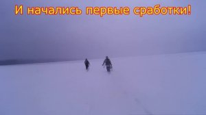 Зимняя рыбалка на р. Сура.