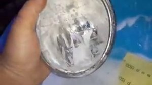 Чистка фар рисом изнутри