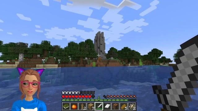 БЕЗУМНОЕ ВЫЖИВАНИЕ В МАЙНКРАФТ. ДЕВУШКА АРИНА АЙС ИГРАЕТ MINECRAFT смотреть онлайн