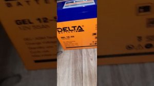 обзор гелиевого аккумулятора DELTA (дельта)серии solar