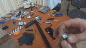 установка газовой пружины в винтовку Атаман.