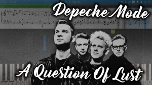 Depeche Mode - A Question Of Lust [Piano Tutorial | Sheets | MIDI] Synthesia