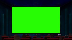 Футажи для видеомонтажа Кинотеатр на зелёном фоне Cinema Green Screen