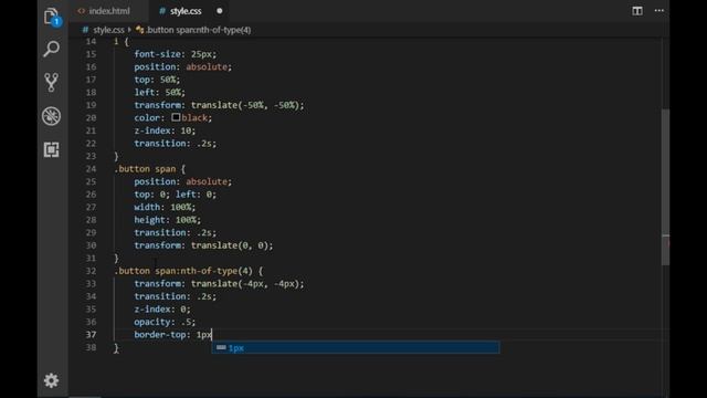 CSS 3D Button Animation Tutorial - Layered Effect With CSS3 Transforms