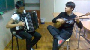 Балбраун Баян и Домбыра Адильбеков Алмас