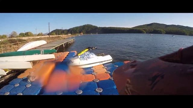 Осенний отдых на Партизанской ГРЭС  #superjet #jet #jetski #waveblaster #kawasaki800 #sxr800 смотреть онлайн