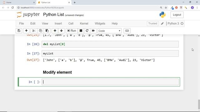 #8 All about Python List (Python Datatype) | Python for Data Science for Absolute Beginners