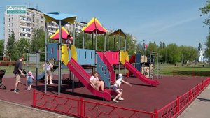 Современные детские площадки появились в Московском районе по проекту «Вам решать!»