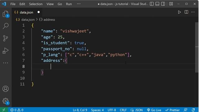 Advanced JavaScript Tutorial in Hindi [Part 100] - JSON Data