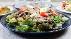 Салат, который влюбляет в себя всех! Салат «Нисуаз» с консервированным тунцом и овощами