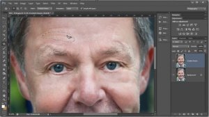 CS6 Content Aware Patch Tool Portrait technique