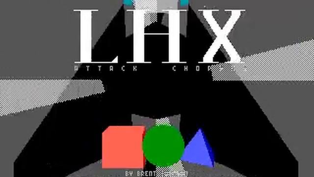 LHX attack chopper opening 1990 pc