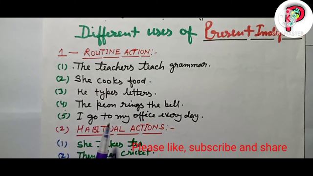 Present Indefinite Tense Advance level. Simple Present Tense.##presentindefinitetense  #peetamsir