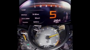 Mclaren SENNA vs Porsche 911 GT2 RS Acceleration test 0-100 & 0-250 km/h