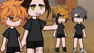 meme [Как странно мне..] //Haikyuu// SunaHina (gacha club) Inarizaki Hinata AU