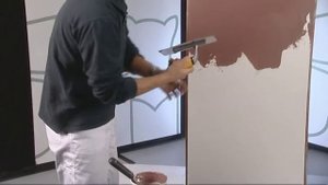 Технология нанесения перламутровой краски мокрый шёлк Cadoro Velvet (Кадоро Вельвет) от San Marco