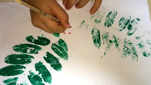 Нетрадиционные техники рисования/рисуем листьями