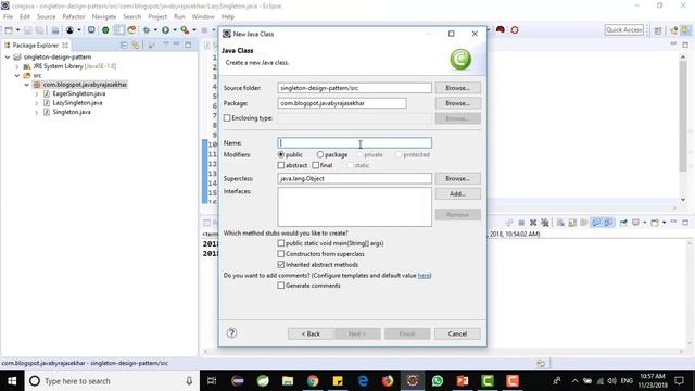 Singleton design pattern in Java |Early Instantiation | Lazy Instantiation | RAJASEKAHR REDDY смотреть онлайн