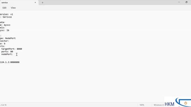 Service in Kubernetes Part-2: Creating Yaml file to Create service in k8s in Hindi