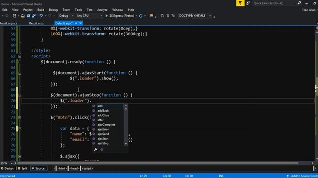 38.4. jQuery ajax in asp.net смотреть онлайн