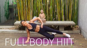 FULL BODY HIIT WORKOUT || No Equipment (Warm Up & Cool Down Included) - Move With Nicole