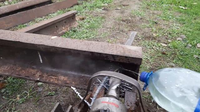 Как просверлить рельсу за 50 секунд? смотреть онлайн