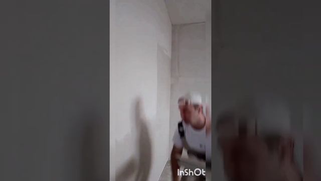 Шпатлёвка FUGEN ,нанесение "механизированным" шпателем! смотреть онлайн