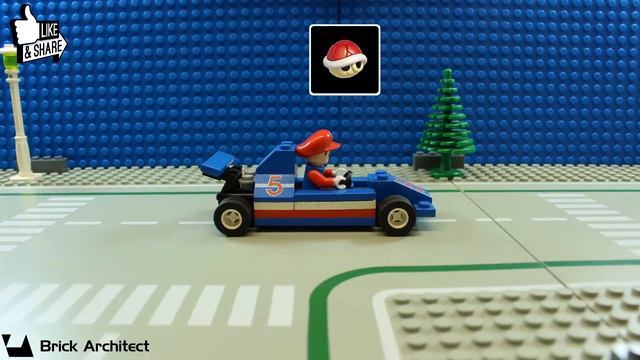 Lego Mario Kart - Lego Karting - Lego Mario Funny Stop Motion Movie