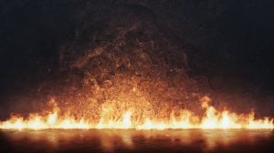 Музыка на гитаре, огонь