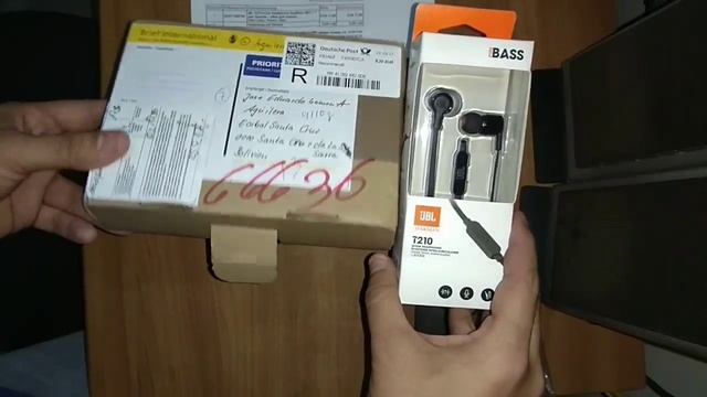 JBL Harman T210 Pure Bass in ear headphones eBay unboxing смотреть онлайн