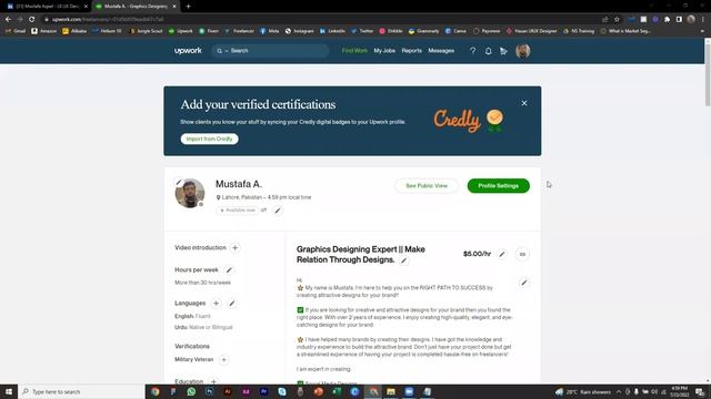 C#8B || Learn Web Designing With Figma || Freelancing With Upwork || Mustafa Aqeel
