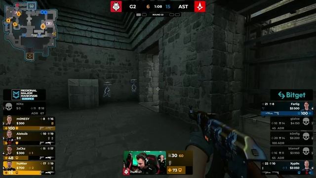 Супер-клатчи от M0NESY | G2 vs Astralis | PGL Major Antwerp 2022 Europe RMR B | Highlights | cs:go