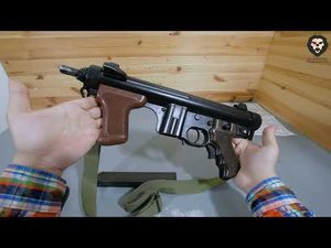 Охолощенный пистолет-пулемет Beretta M12 видео обзор 4k