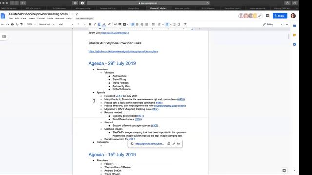 Kubernetes SIG VMware - Cluster API vSphere Provider bi-weekly syncup 20190729 смотреть онлайн