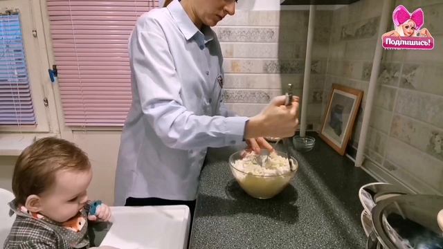 Что приготовить из картошки? //Готовлю с 9-ти месячным ребёнком//Картофельные оладьи по-корейски