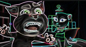 Анимационный мультфильм 3D: Говорящий Том и Анжела. Talking Tom and Angela