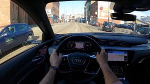 NEW Audi E-tron 55 quattro 408 HP POV Test Drive